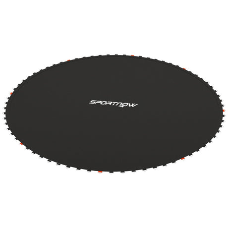 SPORTNOW Trampoline Replacement Mat with Spring Pull Tool, 42 V-Hooks, for 8ft Trampoline using 14cm Springs, Black