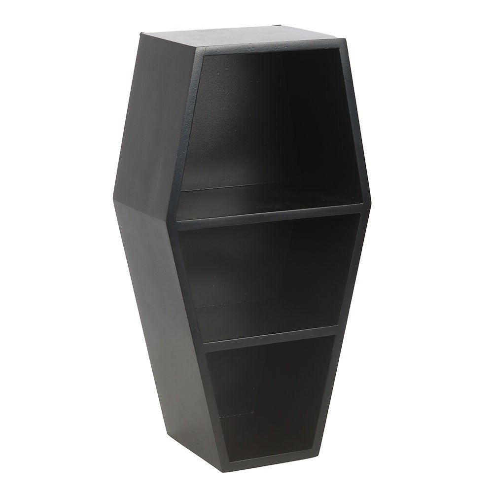 Small Black Coffin Shelf