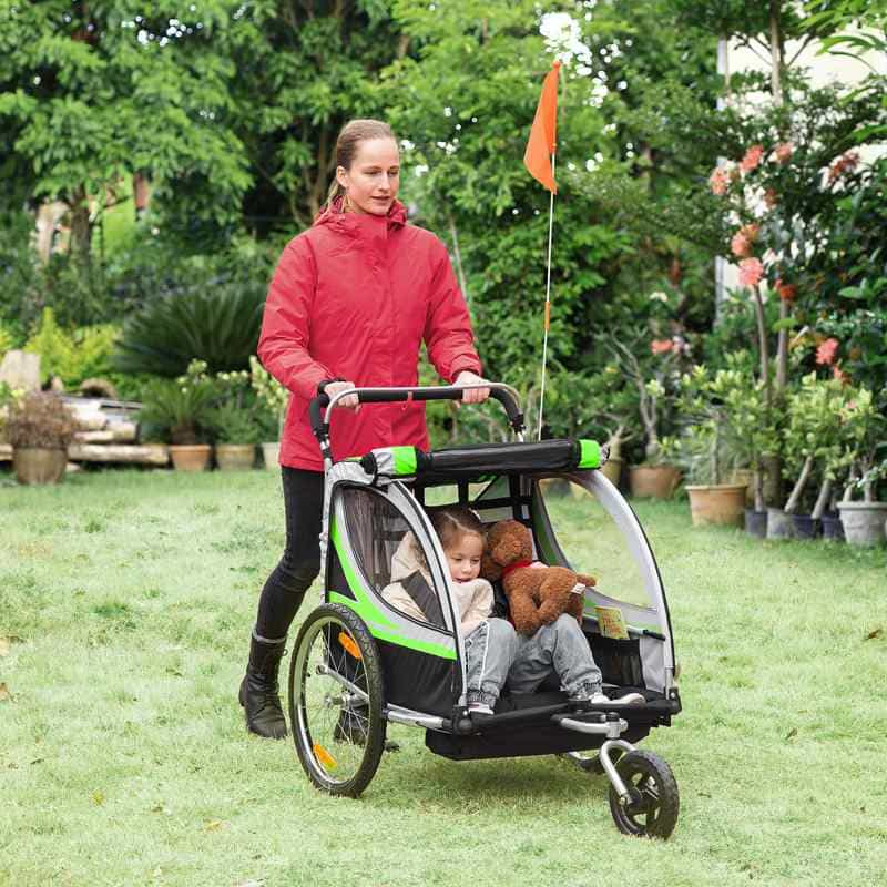 homcom child bike trailer