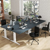 Home Office Small Desk Chair with Adjustable Height Wheels-Black