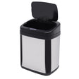 HOMCOM 20L LUXURY Automatic Sensor Dustbin Kitchen Waste Bin Rubbish Trashcan Auto Dustbin Stainless Steel with Bucket 33*25*42.5CM