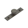 Cropley Cupboard Knobs 40mm Stepped Backplate Dark Bronze