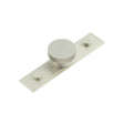 Wenlock Cupboard Knobs 40mm Stepped Backplate  Satin Nickel