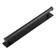 Hoxton Wenlock Cabinet Handles 224mm Ctrs Plain Backplate Matt Black