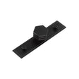 Nile Cupboard Knobs 30mm Stepped Matt Black