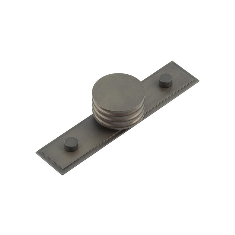 Sturt Cupboard Knobs 40mm Stepped Dark Bronze