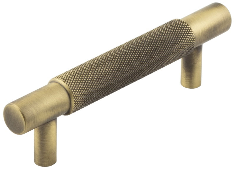 Hoxton Taplow Cabinet Handles 96mm Ctrs Antique Brass