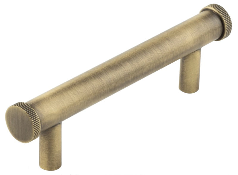 Hoxton Thaxted Cabinet Handles 96mm Ctrs Antique Brass