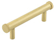 Hoxton Thaxted Cabinet Handles 96mm Ctrs Satin Brass