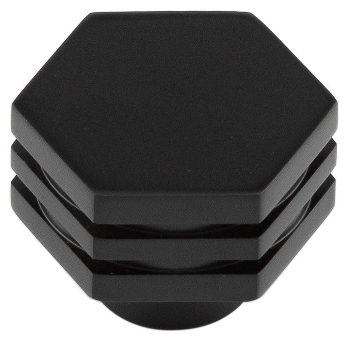 Nile Cupboard Knobs 30mm Black