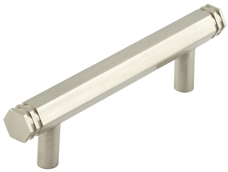 Hoxton Nile Cabinet Handles 96mm Ctrs Satin Nickel