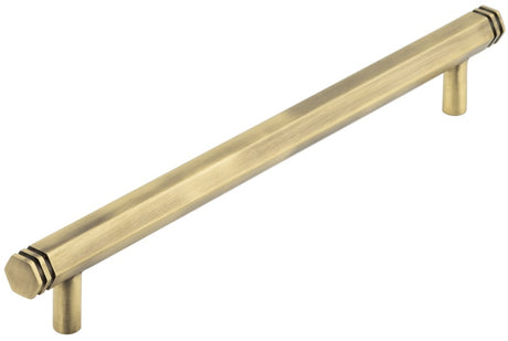 Hoxton Nile Cabinet Handles 224mm Ctrs Antique Brass