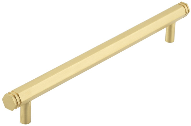 Hoxton Nile Cabinet Handles 224mm Ctrs Satin Brass