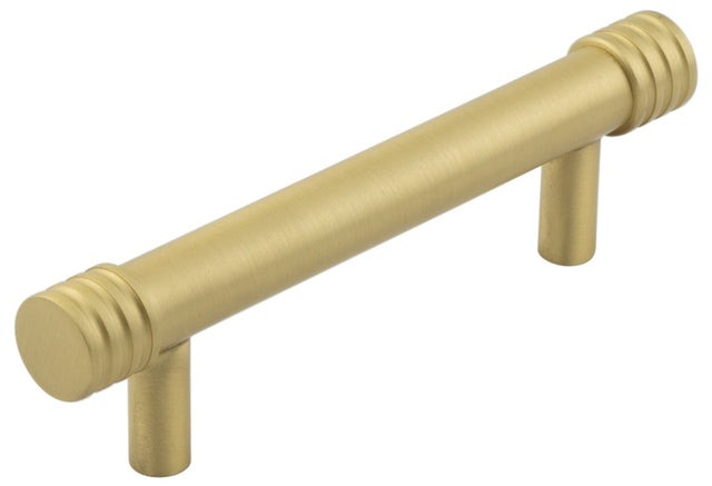 Hoxton Sturt Cabinet Handles 96mm Ctrs Satin Brass