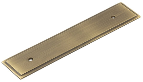 Hoxton Rushton Backplate for Cabinet Handles 140x30mm Antique Brass