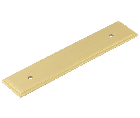 Hoxton Rushton Backplate for Cabinet Handles 140x30mm Satin Brass