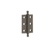 Hoxton Brass Finial Hinges 50x35mm Dark Bronze