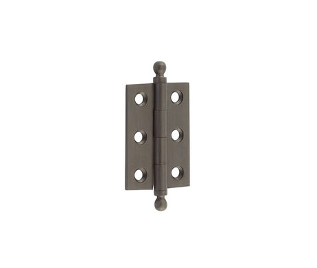 Hoxton Brass Finial Hinges 50x35mm Dark Bronze