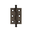 Hoxton Brass Finial Hinges 50x35mm Dark Bronze