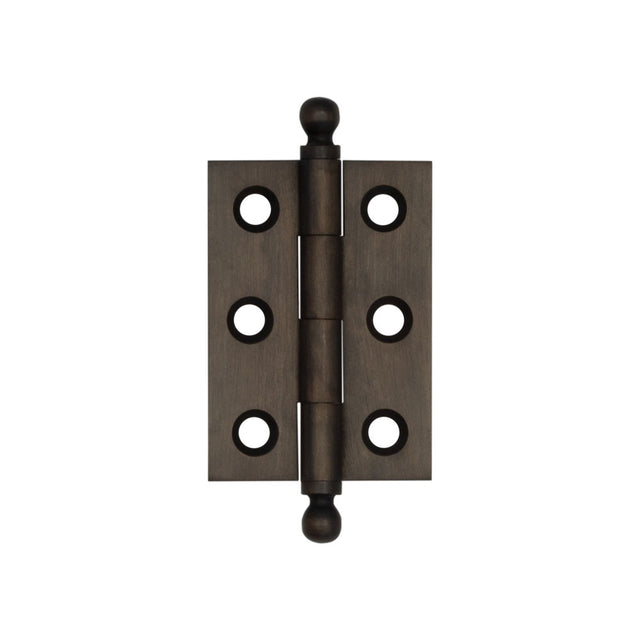 Hoxton Brass Finial Hinges 50x35mm Dark Bronze