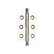 Hoxton Brass Finial Hinges 50x35mm Polished Nickel