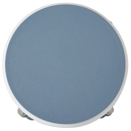 HOMCOM 360 Swivel Shower Chair, Height Adjustable Aluminium Shower Stool with Non-Slip Feet for Disabled, Elderly, Light Blue