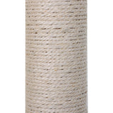 PawHut Cat Scratch Post with Bed Cat Tree for Indoor Cats Sisal Scratching Posts Hammock Kitty Activity Centre Grey