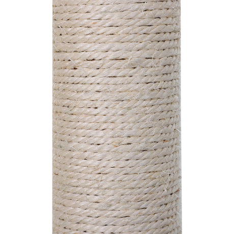 PawHut Cat Scratch Post with Bed Cat Tree for Indoor Cats Sisal Scratching Posts Hammock Kitty Activity Centre Grey