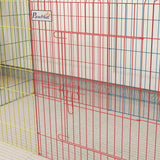 PawHut Pet Playpen Crate, with Eight Panels, Door, for Indoors and Outdoors, 60H x 156cm