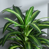 Outsunny Set of Two Artificial Dracaena Plants