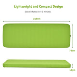 Self Inflating Camping Sleeping Mat with 2-in-1 Pump Sack for Hiking-Green