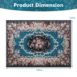 Area Rug with Non-Shedding Surface and Anti-slip Bottom-S