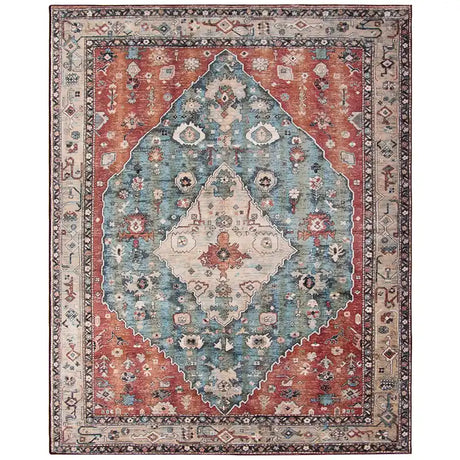 Anti Slip Traditional Decoration Large Boho Floor Mat for Living Room
