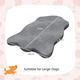 Orthopedic Dog Bed with Memory Foam Support for Large Dogs-Gray