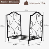 Heavy-Duty Steel Firewood Log Rack