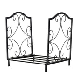 Heavy-Duty Steel Firewood Log Rack