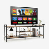 3-Tier TV Stand with Storage Shelves for TVs up to 60"