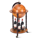 Italian Styled, Globe Drinks Cabinet with Wheels