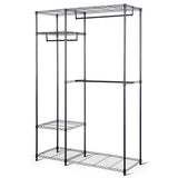 Portable Steel Closet Hanger Storage Rack Organizer