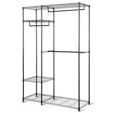 Portable Steel Closet Hanger Storage Rack Organizer
