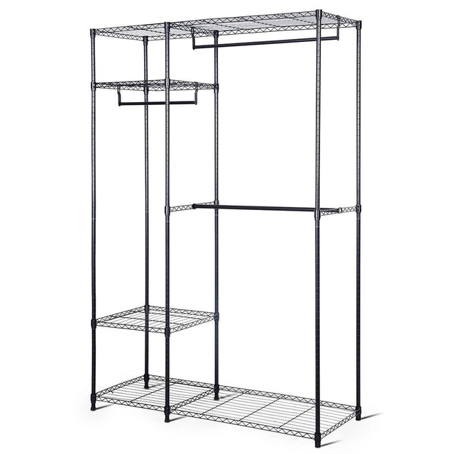 Portable Steel Closet Hanger Storage Rack Organizer
