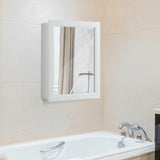 Mirror Cabinet with Wall Mounted for Bathroom/Kitchen-White
