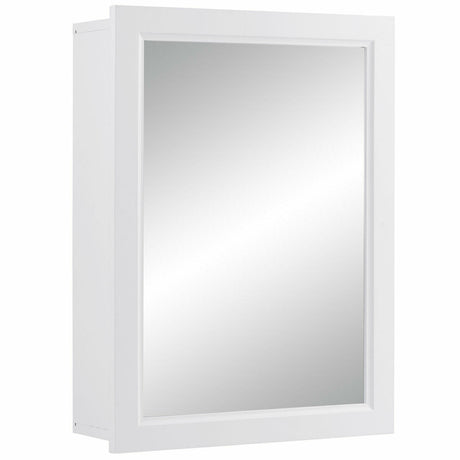 Mirror Cabinet with Wall Mounted for Bathroom/Kitchen-White
