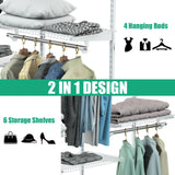 Custom Closet Organizer System with Shelves for Bedroom