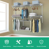 Custom Closet Organizer System with Shelves for Bedroom