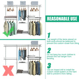 Custom Closet Organizer System with Shelves for Bedroom