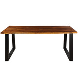 Rectangular Acacia Wood Dining Table