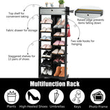 13-tier Vertical Shoe Rack with Removable Drawer