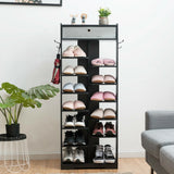 13-tier Vertical Shoe Rack with Removable Drawer