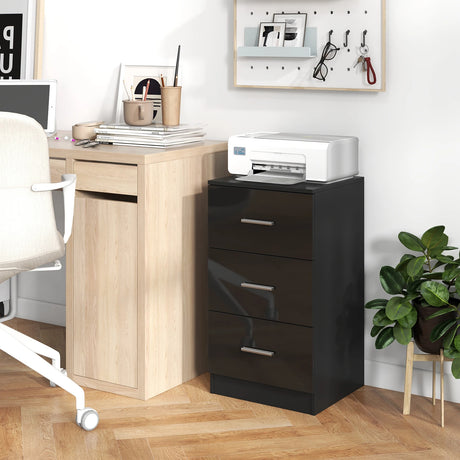 Office cabinet with 3 drawers